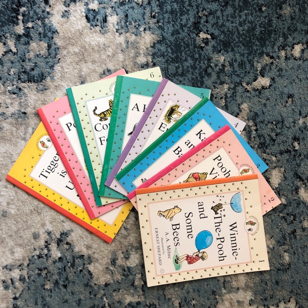 Vintage Winnie-the-Pooh Children's Book Set